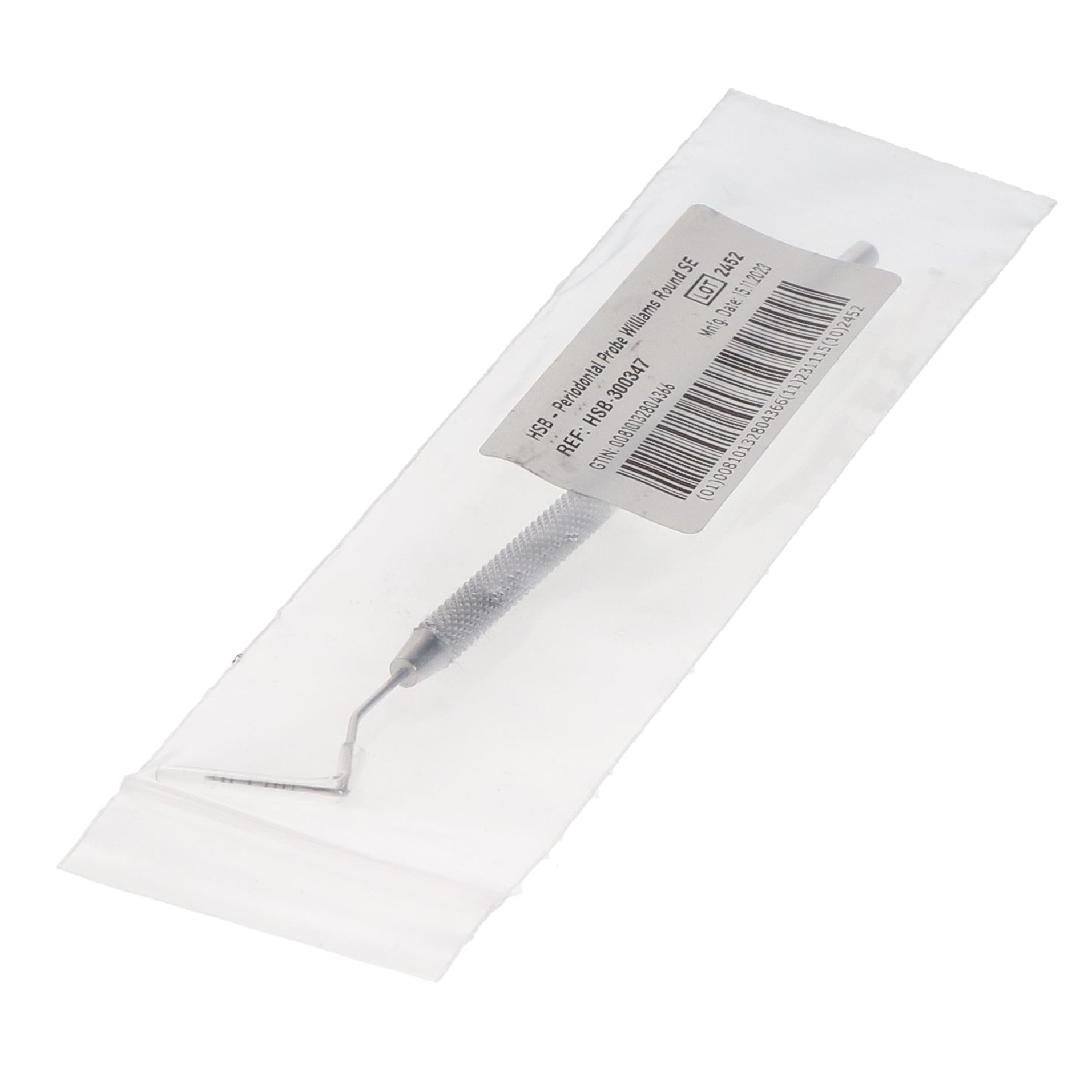 House Brand Dentistry 300347 HSB Single End Williams Periodontal Probe Round Handle House Brand Dentistry 300347 HSB Single End Williams Periodontal Probe Round Handle